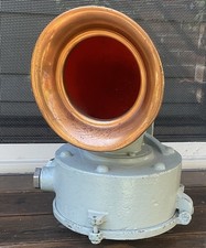 WARSHIP / SUBMARINE ALARM HORN BRITISH MADE, EX ROYAL AUSTRALIAN NAVY picture