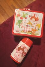 Strawberry Land Metal Lunch Box w/Thermos Aladdin 1985 High Grade picture