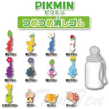 Pikmin Eraser Set 12 Types Mini Bottle Collectible Unopened picture