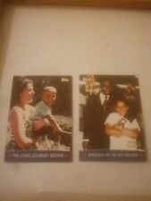 2008 Topps Young President Barack Obama,  Lot of 2 picture