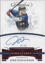 2021 Flawless Signatures JOSH DONALDSON Auto /20 Ruby picture