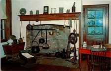 Fort Necessity Museum Kitchen 10 Mi East Uniontown PA Vtg Postcard 5P21-1 picture
