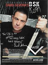 Vater Percussion - David Silveria of KORN - 2003 Print Advertisement picture