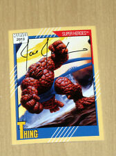 2013 Marvel Fleer Retro 1991 Impel insert THING autograph Joe Jusko #17 picture