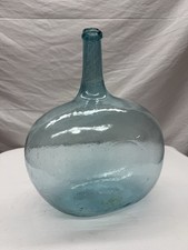 Antique Ice Blue Kidney Style Demijohn Bottle - Lyndeborogh, New Hampshire picture