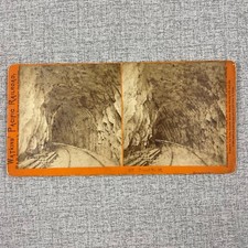 C.P.R.R Tunnel No. 12 Strong’s Canyon Utah Stereoview 1860's Watkins Pacific picture
