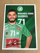 Mohamed Darmoul, Tunisia 🇹🇳  Handball GWD Minden 2021/22 hand signed picture