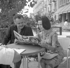 American actor Rod Steiger Claire Bloom portrayed an interview Lid- Old Photo picture