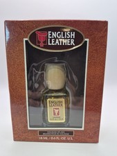 Vintage English Leather Splash Cologne .6oz/18ml Dana Wood Cap Travel Size NOS picture