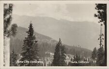 RPPC c1940s Birds eye view Hume Lake Conference Hume California photo D341 picture
