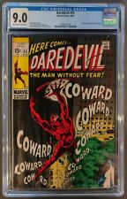 DAREDEVIL #55 CGC 9.0 OW-W MARVEL COMICS 1969 - MR FEAR REVEALED AS STARR SAXON picture
