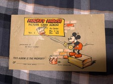 Mickey Mouse Picture Card Album Volume 1 (Walt Disney, 1935) FOR SERIES 1 to 48 picture