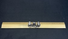 Vintage Three Wise Monkeys Solid Brass 12” Ruler/ Paperweight picture
