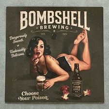 Bombshell Brewing Company Sticker Craft Beer Brewery Holly Springs NC picture