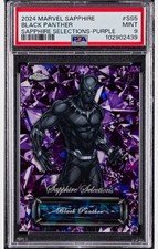 Topps 2024 topps chrome Sapphire Selections Purple Black Panther SS-5 PSA 9 picture