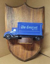 The Hartford Courant Newspaper Delivery Truck and Plaque. (very rare) picture