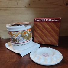 Vintage Avon New Fall Natural Home  Potpourri Warmer And Candle  picture