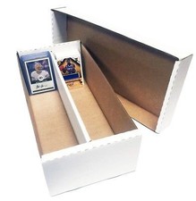 Lot of 10 Max Protection 2-Row Baseball Card Shoe Storage Boxes 1600 count box picture