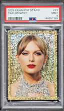 2025 PANINI POP STARS #23 TAYLOR SWIFT PSA 9 picture