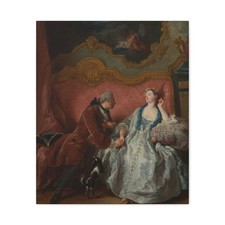 Jean François de Troy - The Declaration of Love - ca. 1724 - Canvas Wall Art picture