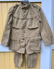 US Army Model 1902 1903 M1902 1906 khaki field Summer Service Uniform, Ex. Cond. picture