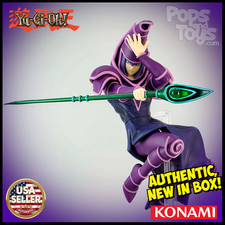 US SELLER - Yu-Gi-Oh Dark Magician Figure Konami Equal-Arts Authentic Boxed New picture
