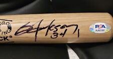 Bo Jackson Autographed PSA Mini Baseball Bat Royals Auburn Tigers   picture