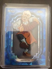 Topps 2024 Topps Chrome Disney Sapphire Geppetto #114 Base Blue Parallel picture