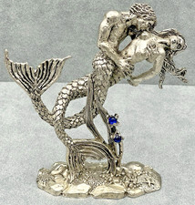 1995 KEVIN O'HARE FELLOWSHIP FOUNDRY MERMAID & MERMAN EROTIC EMBRACE LE 250 5.5