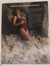 Vintage 1990 DeBeers Diamonds Original Print Ad - Wind Water Glaciers Gravity picture