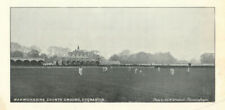Warwickshire County Cricket Ground, Edgbaston 1895 old antique print picture picture