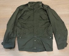 Army Field Jacket Coat M65 Vintage Sz. Large 70’s Vietnam War USA Military Green picture