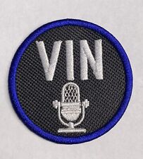 Vin Scully Memorial VIN PATCH Los Angeles Dodgers Microphone Iron/Sew On LA picture