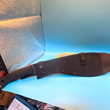Cold Steel Kukri Machete Black Steel Blade Plastic Handle Full Tang w/Sheath picture