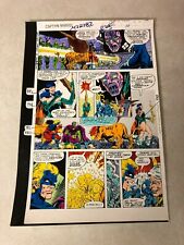 CAPTAIN  MARVEL #61 art color guide ISAAC DRAX the DESTROYER ELYSIUS 1979 picture