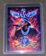 Jay-Z NY Custom Holofoil Refractor Bling Card Jay Z picture