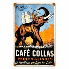 CAFE COLLAS MAN RIDING A ELEPHANT 18