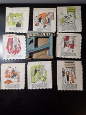 Vintage 1954 Party Play Cocktail Napkins picture