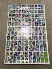 1984 Topps Baseball 132 Uncut Sheet W/ Tons of Nolan Ryan and Rickey Henderson picture