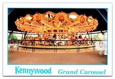 Vintage 1980s- Kennywood Carousel - Pittsburgh, Pennsylvania Postcard (UnPosted) picture