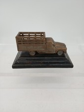 2004 Badcock 100 Years Your Credit Is Good Slogan Bronze Truck Sculpture Read picture