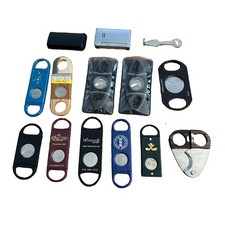 Vintage Cigar Cutter & Lighter Collection – Mixed Branded Lot picture
