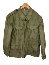 WW2 1943 US Army FIELD JACKET M-1943 Size 34R Sm Military Collectible Distressed picture