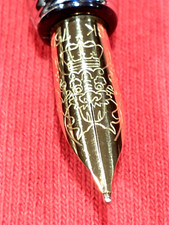 LIMITED EDITION DUKE MILLENNIUM 960 FINE SILVER 18K NIB OVERSIZED FOUNTAIN PEN picture