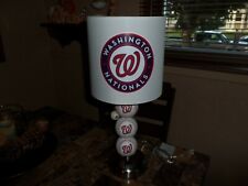 WASHINGTON NATIONALS BASEBALL TABLE LAMP (HANDCRAFTED) picture