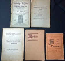 Early Telephone Telegraph Pamphlet Lot 1892-1910 AT&T Bell Engineering Archive picture