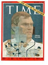 1968 Time Baseball Denny Mclain Only Cover Original Print Ready to Frame picture
