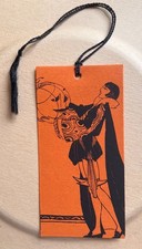 🎃Antique c.1920s HALLOWEEN BRIDGE TALLY Card Game Unused Mint Condition picture