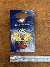RARE DCL Disney Dream 2011 Inaugural Log #3 Captain Mickey Dangle Pin picture