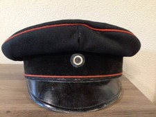 Original WWI German Visor Cap Hat W/Maker Marks picture